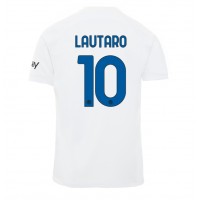 Dres Inter Milan Lautaro Martinez #10 Gostujuci 2023-24 Kratak Rukav